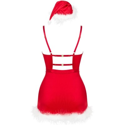 LIVCO CORSETTI FASHION AGETHE LC 90607 CAMISA TANGA GORRO NAVIDENO L XL