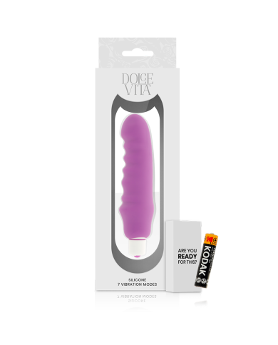 DOLCE VITA GENIUS VIBRADOR SILICONA LILA DOLCE VITA GENIUS VIBRADOR SILICONA LILA