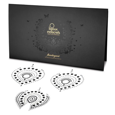 BIJOUX INDISCRETS FLAMBOYANT NEGRO PLATA