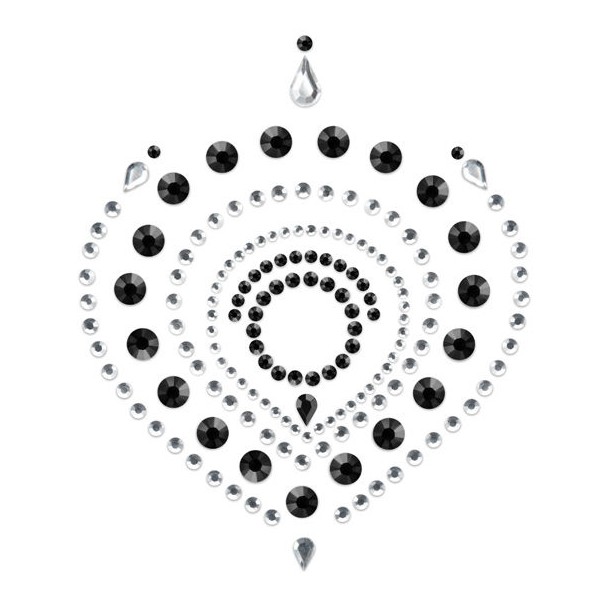 BIJOUX INDISCRETS FLAMBOYANT NEGRO PLATA