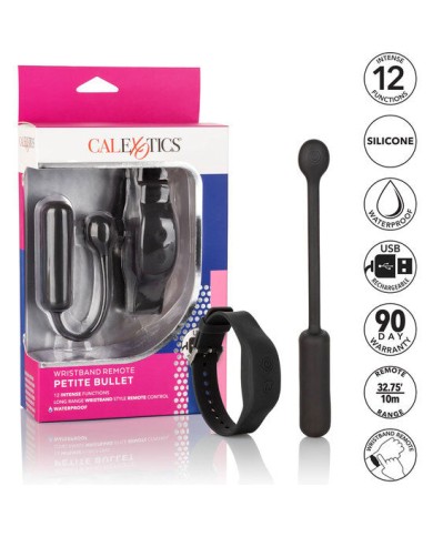 CALEXOTICS BALA VIBRADORA PEQUENA CON PULSERA DE CONTROL CALEXOTICS BALA VIBRADORA PEQUENA CON PULSERA DE CONTROL