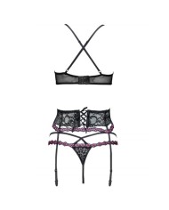 LIVCO CORSETTI FASHION SNEHANA LC 90443 SUJETADOR LIGUERO PANTY NEGRO S M
