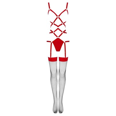 LIVCO CORSETTI FASHION THIARA LC 20213 SET BODY MEDIAS ROJA S M