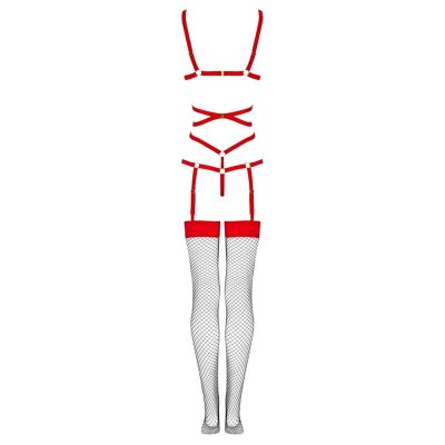 LIVCO CORSETTI FASHION THIARA LC 20213 SET BODY MEDIAS ROJA S M