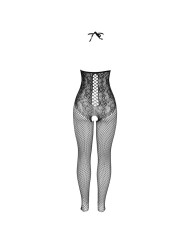 SUBBLIME 951849 BODYSTOCKING DE REJILLA COPA ABIERTA Y CUELLO HALTER NEGRO TALLA UNICA