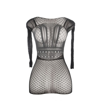 SUBBLIME 951931 VESTIDO DE REJILLA CORTO CON ESPALDA DESCUBIERTA TALLA UNICA
