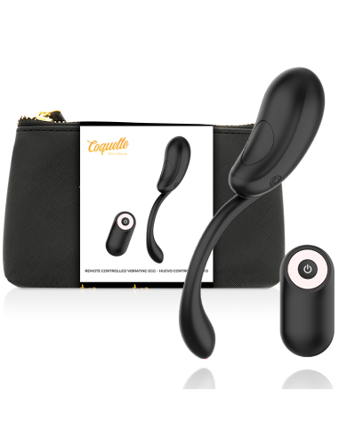COQUETTE CHIC DESIRE HUEVO CONTROL REMOTO RECARGABLE NEGRO GOLD COQUETTE CHIC DESIRE HUEVO CONTROL REMOTO RECARGABLE NEGRO GOLD