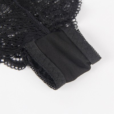 SUBBLIME 953911 SET 3 PIEZAS ENCAJE Y SATEN NEGRO S M