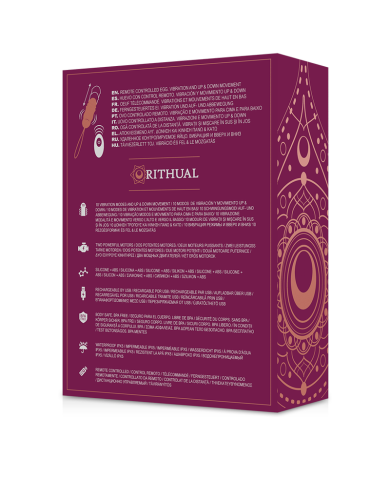 RITHUAL REVA HUEVO CONTROL REMOTO SISTEMA UPDOWN VIBRACION RITHUAL REVA HUEVO CONTROL REMOTO SISTEMA UPDOWN VIBRACION