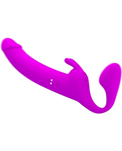 PRETTY LOVE ZANINI DILDO STRAP ON SIN ARNES 10 VIBRACIONES MORADO PRETTY LOVE ZANINI DILDO STRAP ON SIN ARNES 10 VIBRACIONES MORADO