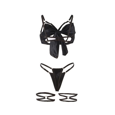 SUBBLIME 955199 SET SUJETADOR CON LAZO NEGRO AJUSTABLE S M