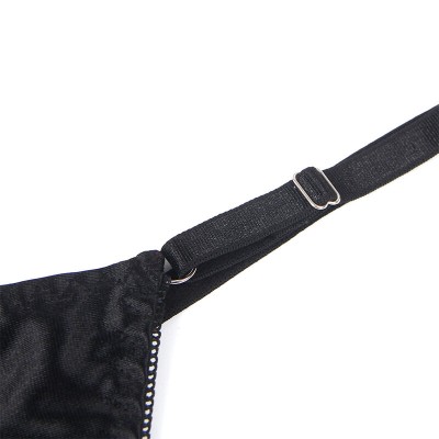 SUBBLIME 955199 SET SUJETADOR CON LAZO NEGRO AJUSTABLE S M