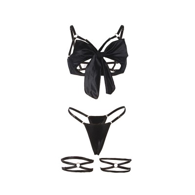 SUBBLIME 955205 SET SUJETADOR CON LAZO NEGRO AJUSTABLE L XL