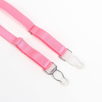 SUBBLIME 955359 SET SUJETADOR CON ENCAJE Y LIGUEROS ROSA Y MORADO S M