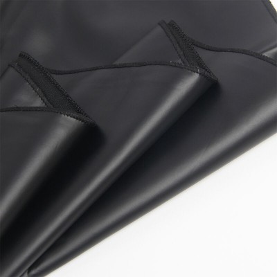 SUBBLIME 955373 VESTIDO CON TIRANTES DE CUERO NEGRO S M
