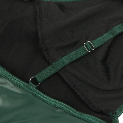 SUBBLIME 955434 VESTIDO CON TIRANTES DE CUERO VERDE S M