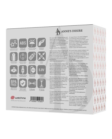 ANNE S DESIRE HUEVO CONTROL REMOTO TECNOLOGIA WATCHME NEGRO ANNE S DESIRE HUEVO CONTROL REMOTO TECNOLOGIA WATCHME NEGRO