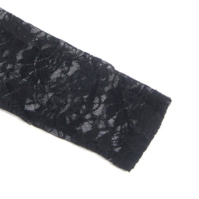 SUBBLIME 955601 VESTIDO DE MANGA LARGA CON ENCAJE NEGRO L XL