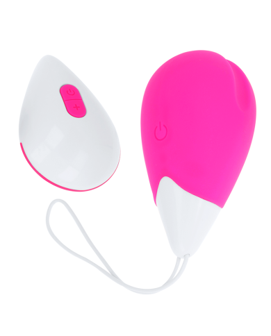 OHMAMA HUEVO VIBRADOR 10 MODOS ROSA Y BLANCO OHMAMA HUEVO VIBRADOR 10 MODOS ROSA Y BLANCO