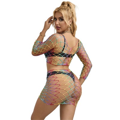 SUBBLIME 952440 SET DE REJILLA 2 PIEZAS MANGA LARGA ARCOIRIS TALLA UNICA