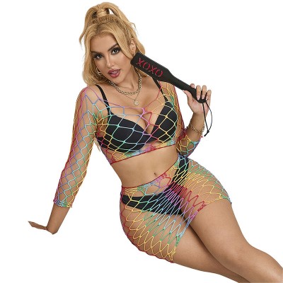 SUBBLIME 952440 SET DE REJILLA 2 PIEZAS MANGA LARGA ARCOIRIS TALLA UNICA