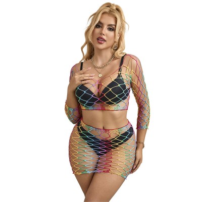 SUBBLIME 952440 SET DE REJILLA 2 PIEZAS MANGA LARGA ARCOIRIS TALLA UNICA