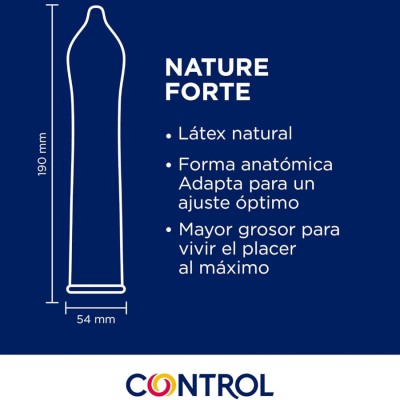 CONTROL PRESERVATIVOS NATURE FORTE 144 UNIDADES
