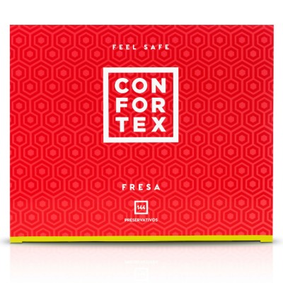CONFORTEX PRESERVATIVOS FRESA CAJA 144 UDS
