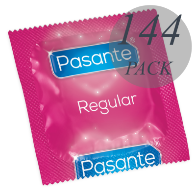 PASANTE CONDOM GAMA REGULAR 144 UNIDADES BOLSA