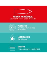 DUREX SENSITIVO SLIM FIT 10 UNIDADES
