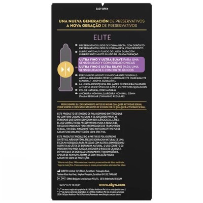 SKYN PRESERVATIVO ELITE ULTRAFINO 10 UNIDADES
