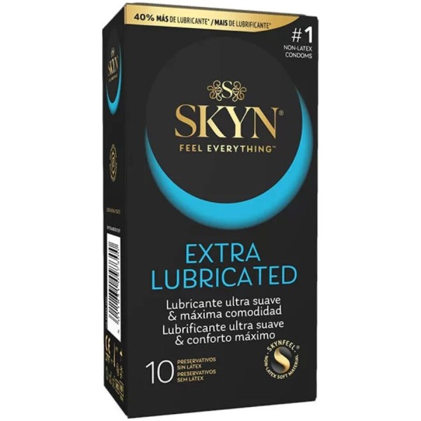 SKYN PRESERVATIVO EXTRA LUBRICADO 10 UNIDADES