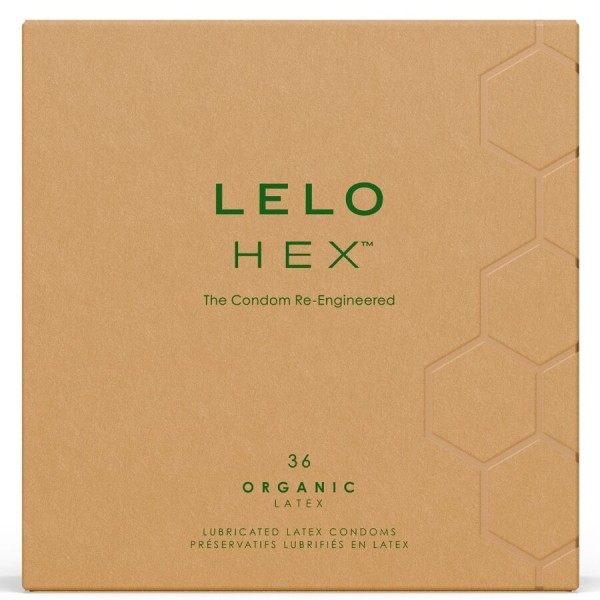 LELO HEX ORGANIC PRESERVATIVO CAJA 36 UDS