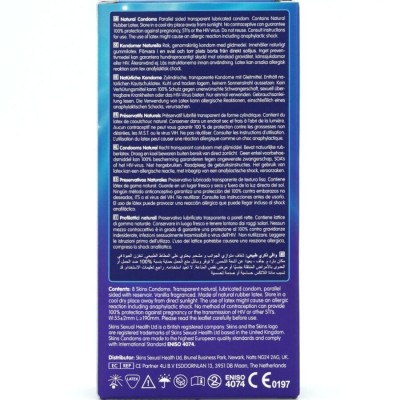 SKINS NATURAL PRESERVATIVOS PREMIUM PACK 8