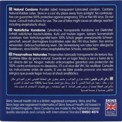 SKINS NATURAL PRESERVATIVOS PREMIUM PACK 4