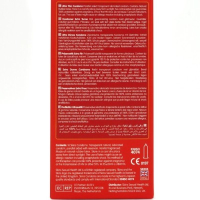 SKINS ULTRAFINOS PRESERVATIVOS PREMIUM PACK 16
