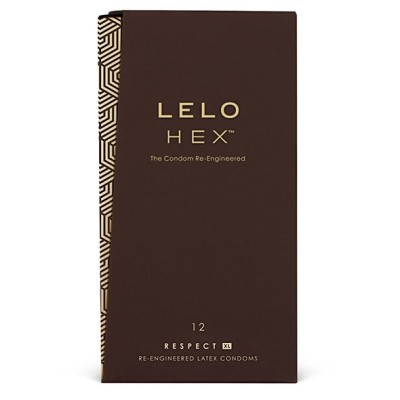 LELO HEX PRESERVATIVO RESPECT XL 12 PACK
