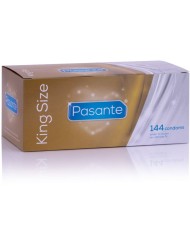 PASANTE PRESERVATIVOS KING MS LARGOS Y ANCHOS CAJA 144 UNIDADES