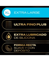 DUREX CONEXION TOTAL XL ULTRA FINO PLUS SIN LATEX 10 UNIDADES