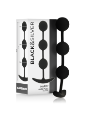 BLACKSILVER HARRY ROSARIO ANAL 3 ESFERAS SILICONA 14 CM