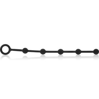 BLACKSILVER KORG ROSARIO ANAL INICIACION SILICONA 21 CM
