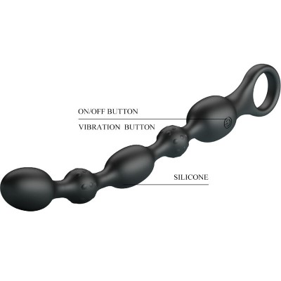 PRETTY LOVE VAN BOLAS ANALES 10 VIBRACIONES RECARGABLE SILICONA