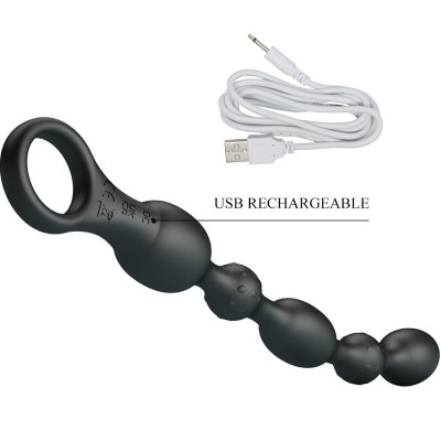 PRETTY LOVE VAN BOLAS ANALES 10 VIBRACIONES RECARGABLE SILICONA