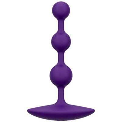 ROMP AMP PURPLE BOLAS ANALES FLEXIBLES DE SILICONA 125 CM MORADO