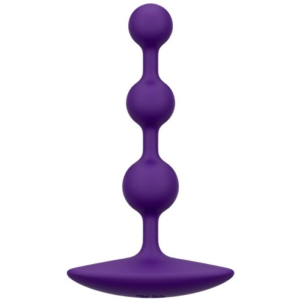 ROMP AMP PURPLE BOLAS ANALES FLEXIBLES DE SILICONA 125 CM MORADO