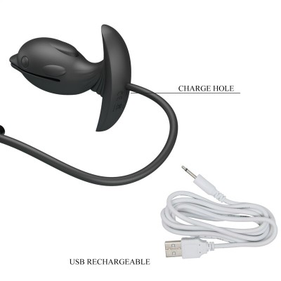 PRETTY LOVE PLUG ANAL DELFIN INFLABLE RECARGABLE