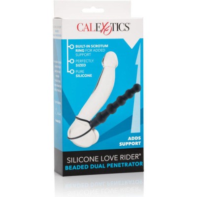 CALEXOTICS BEADED DUAL PENETRATOR PENETRADOR DOBLE