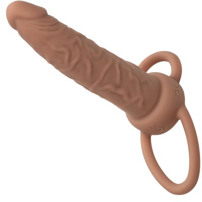 CALEXOTICS PERFORMANCE MAXX DOBLE PENETRADOR RECARGABLE PIEL MORENO