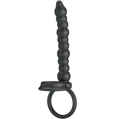 PRETTY LOVE DILLION ANILLO PENE PARA DOBLE PENETRACION NEGRO