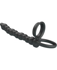 PRETTY LOVE DILLION ANILLO PENE PARA DOBLE PENETRACION NEGRO